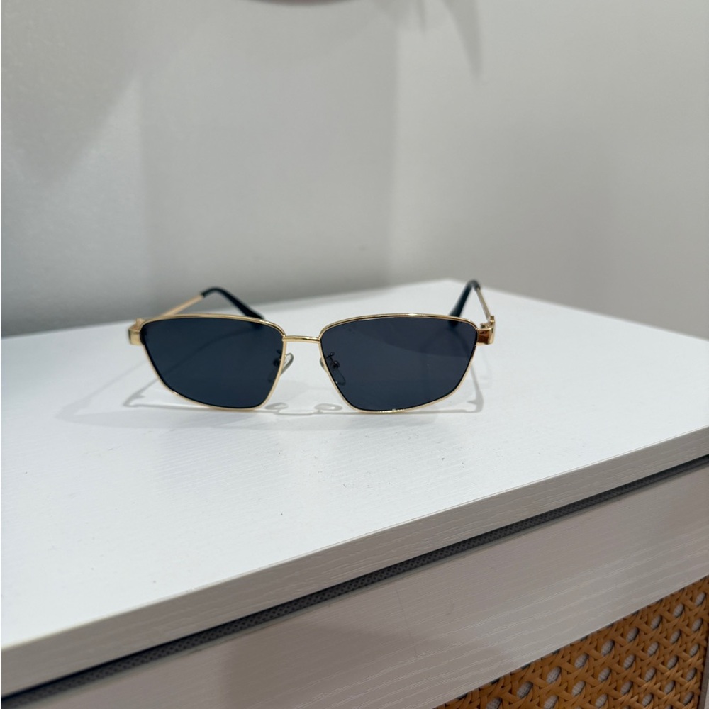 Gold and Black Sunglasses